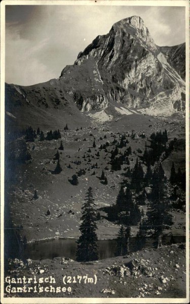 Gantrisch (2177 m) Gantrischsee Vorderseite