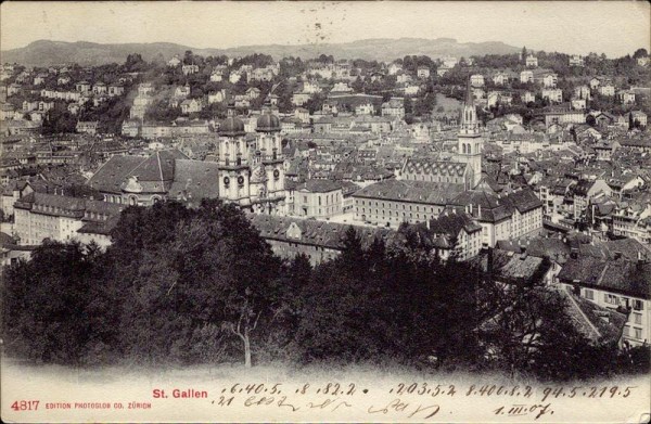 St. Gallen Vorderseite