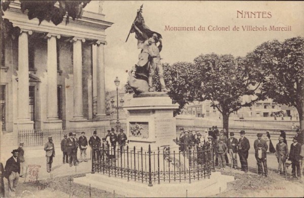 Nantes, monument du colonel de Villebois - Mareuil