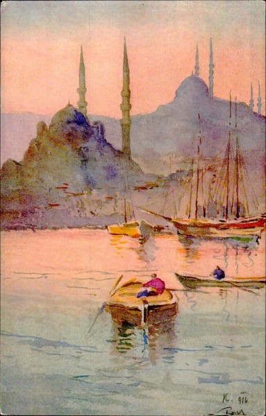 Stamboul le soir  Vorderseite