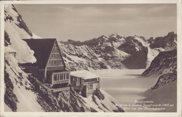 Berghaus und Station Jungfraujoch