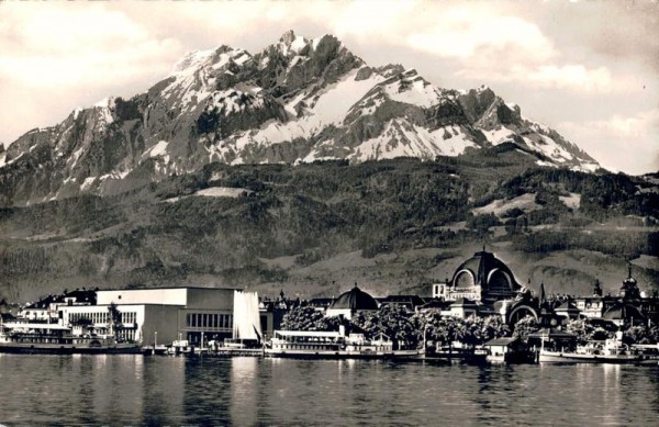 Luzern mit dem Pilatus Vorderseite