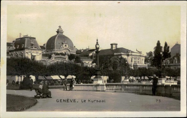 Genève - Le Kursaal Vorderseite