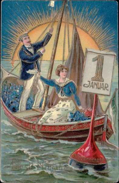 Prosit Neujahr Vorderseite