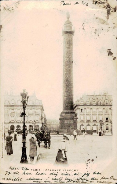 Paris - Colonne Vendome Vorderseite