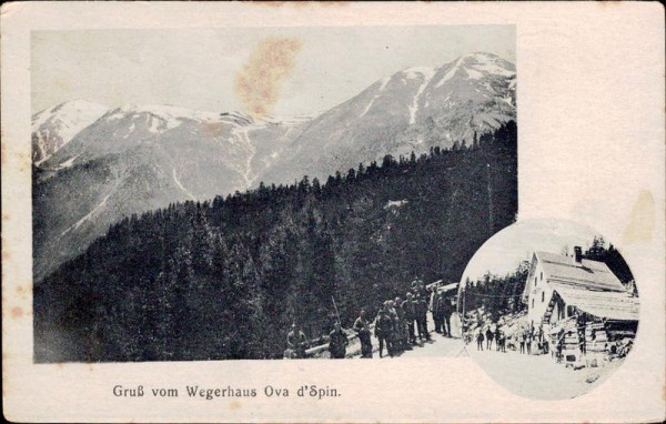 Gruss vom Wegerhaus Ova d'Spin Vorderseite