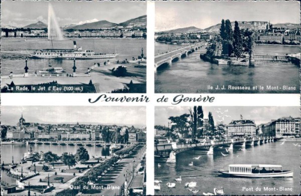 Souvenir de Genève Vorderseite