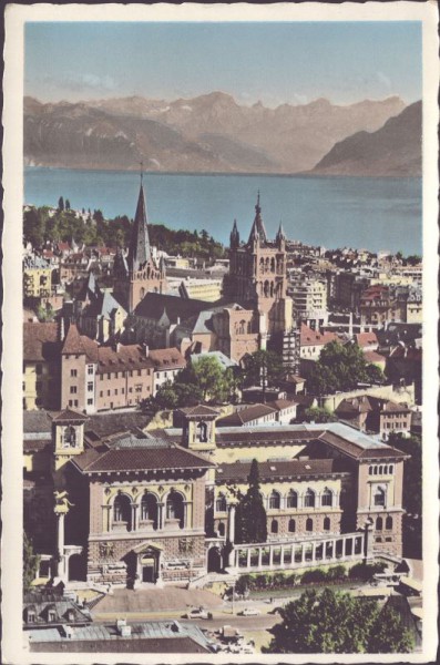 Lausanne, vue aérienne