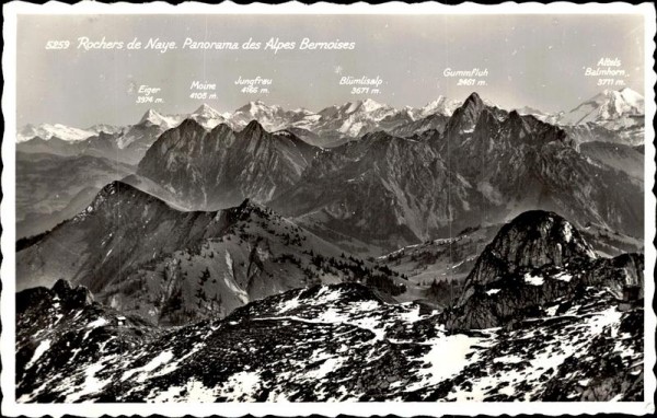 Rochers de Naye Vorderseite