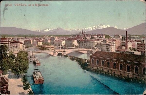 Genève et le Montblanc Vorderseite