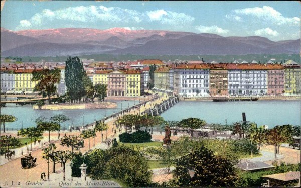 Genève - Quai du Mont-Blanc Vorderseite