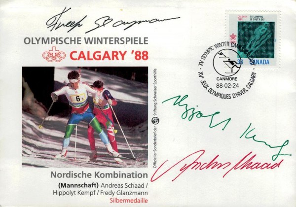 Olympische Winterspiele, Calgary 88 Vorderseite