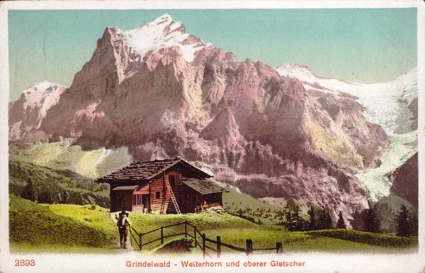 Grindelwald - Wetterhorn und oberer Gletscher
