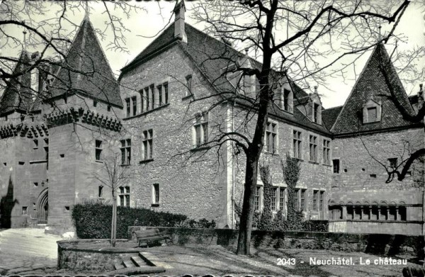 Château de Neuchâtel Vorderseite