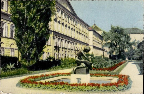 Graz, Steiermark, Rosarium am Opernring Vorderseite