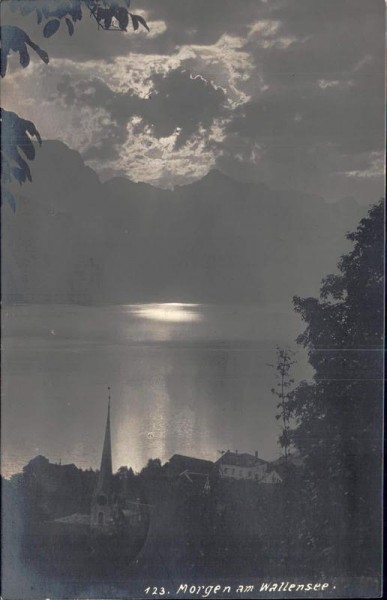 Morgen am Walensee Vorderseite