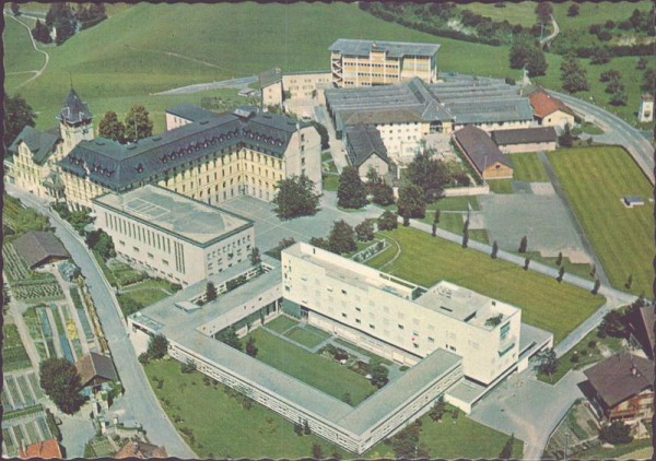 Missionshaus Bethlehem, Immensee SZ - Flugaufnahmen Vorderseite
