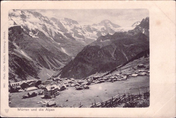 Mürren und die Alpen