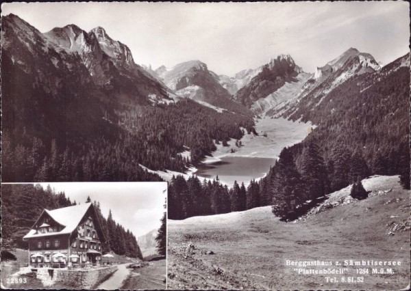 Berggasthaus zum Sämbtisersee "Plattenbödeli" (1284m)