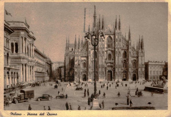 Milano, Piazza del duomo Vorderseite