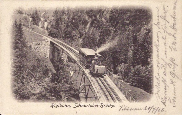 Rigibahn - Schnurtobel-Brücke