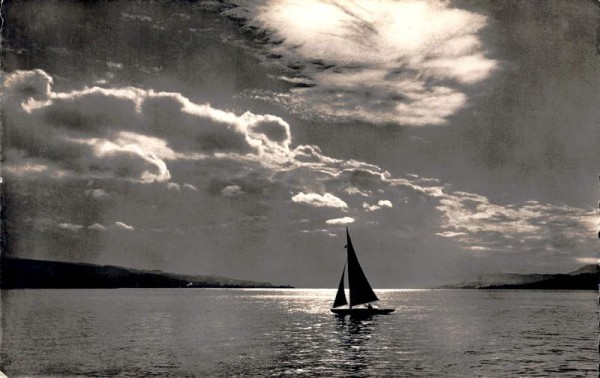 Stimmung am Zürichsee. 1941 Vorderseite