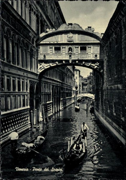 Venedig - Die Seufzerbrücke Vorderseite