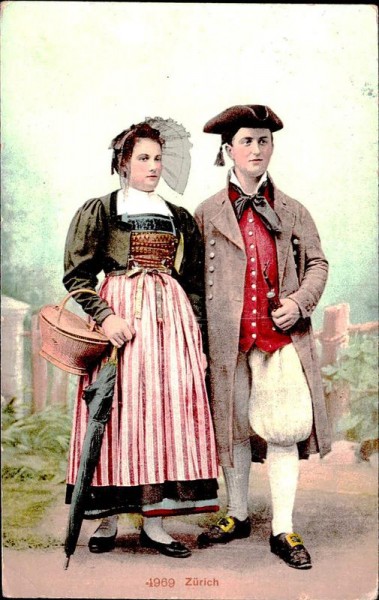 Zürich, Tracht Vorderseite