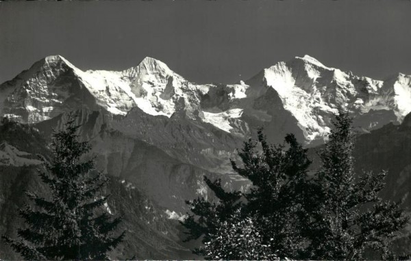Blick von Beatenberg auf Eiger, Mönch und Jungfrau Vorderseite