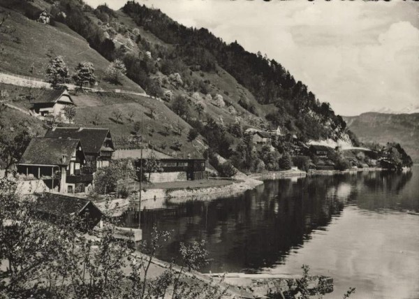 J.H. Ferienheim Rotschuo-Gersau zwischen Vitznau u. Gersau. 1937 Vorderseite