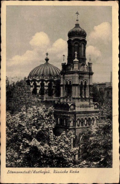 Litzmannstadt, Russische Kirche Vorderseite