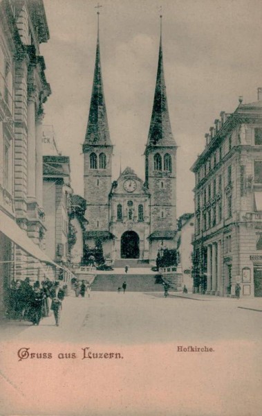 Gruss aus Luzern Vorderseite