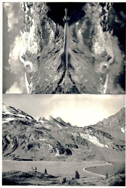 Trübsee mit Titlis, Der Weg zum Jochpass Vorderseite