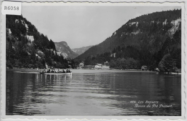 Les Brenets - Bassin du Pre Philibert Boot - animee belebt