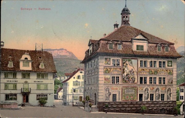Schwyz - Rathaus Vorderseite