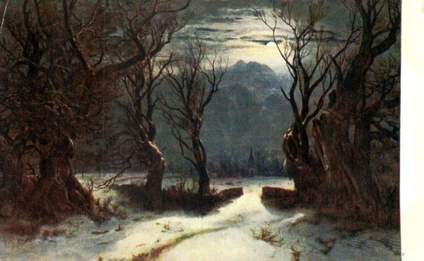 Winter, Alexander Calame Vorderseite
