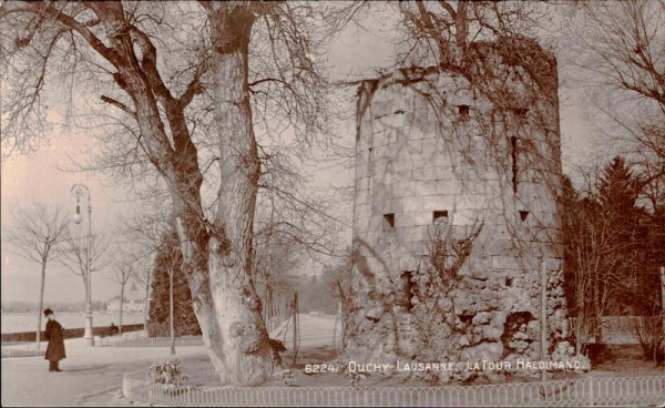 Ouchy-Lausanne. LA Tour Haldimand Vorderseite
