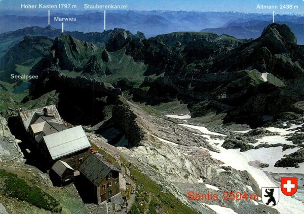 Berggasthaus Säntis Vorderseite