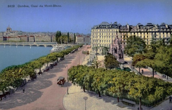 Genéve, Quai du Mont-Blanc Vorderseite