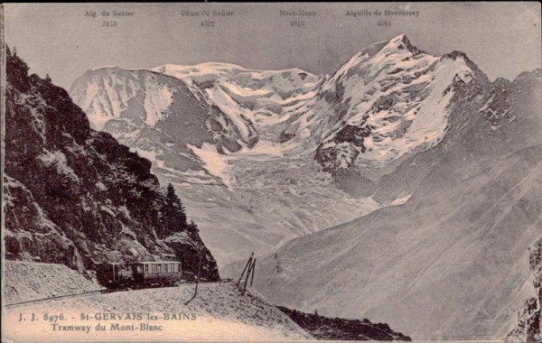 Saint-Gervais-les-Bains, Tramway du Mont-Blanc Vorderseite
