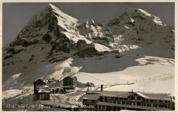 Kleine Scheidegg Vorderseite