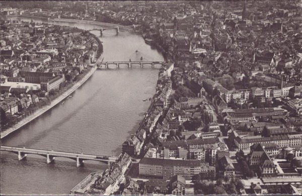 Die drei Rheinbrücken (Basel Stadt)