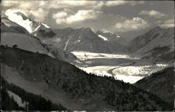 Hotel Belalp ob Brig - Aletschgletscher Vorderseite