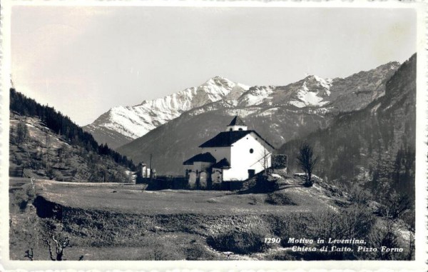 Motivo in Leventina, Chiesa di Catto. Pizzo Forno Vorderseite