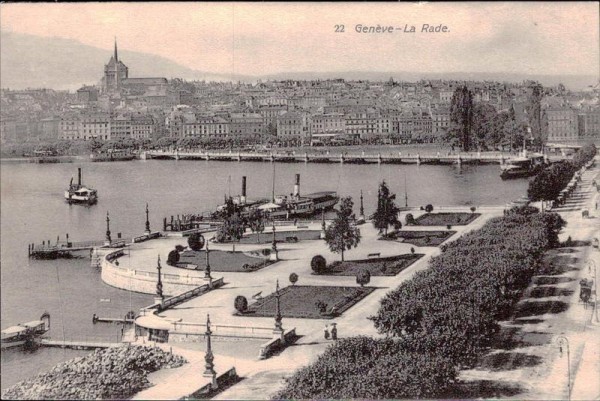 Genève - La Rade Vorderseite