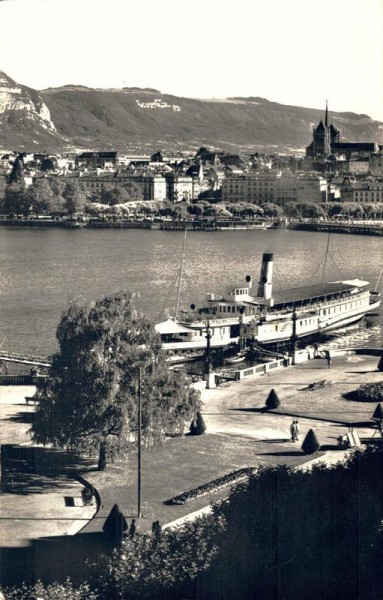 Genève. La Rade et la Cathédrale de St. Pierre Vorderseite