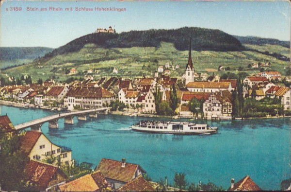 Stein am Rhein mit Schloss Hohenklingen