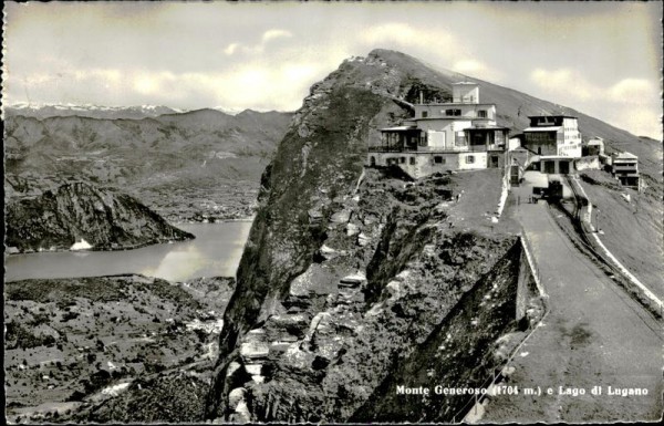 Monte Generoso (1704 m) Lago di Lugano Vorderseite