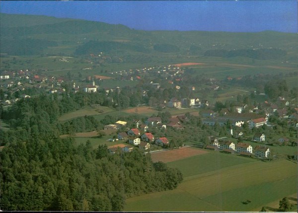 Obfelden, Flugaufnahme Vorderseite