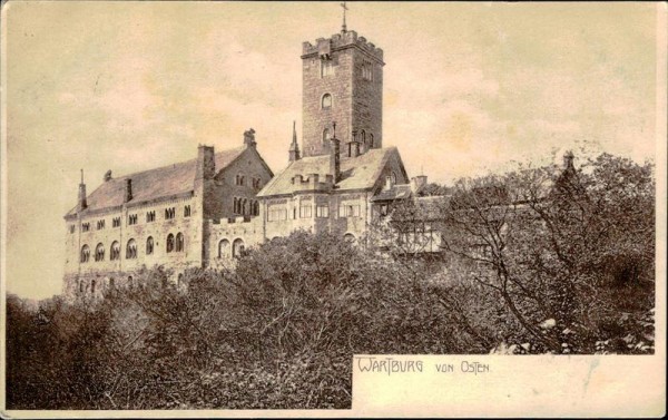 Wartburg von Osten. Vorderseite